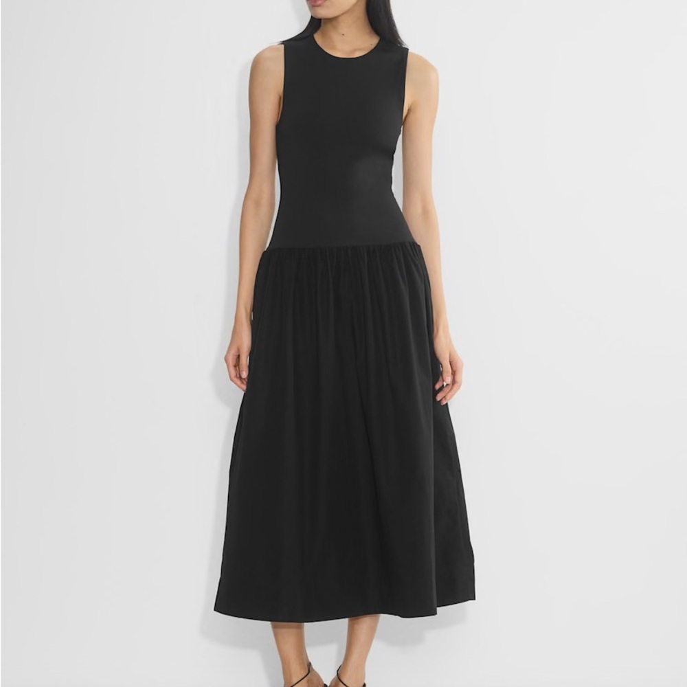Aritzia Babaton Worldly Midi Dress with Low/Drop Waist